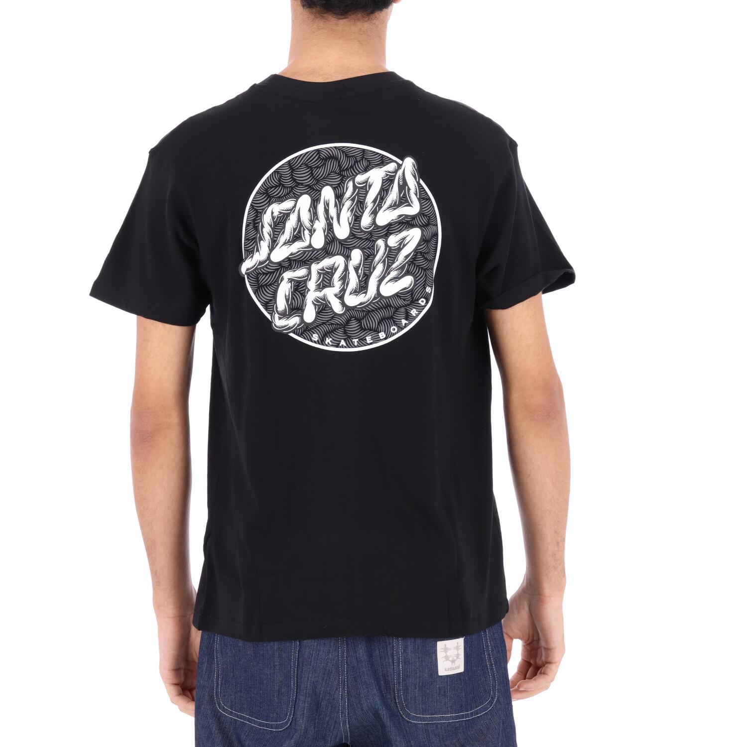Santa Cruz Alive Dot T-shirt BLACK